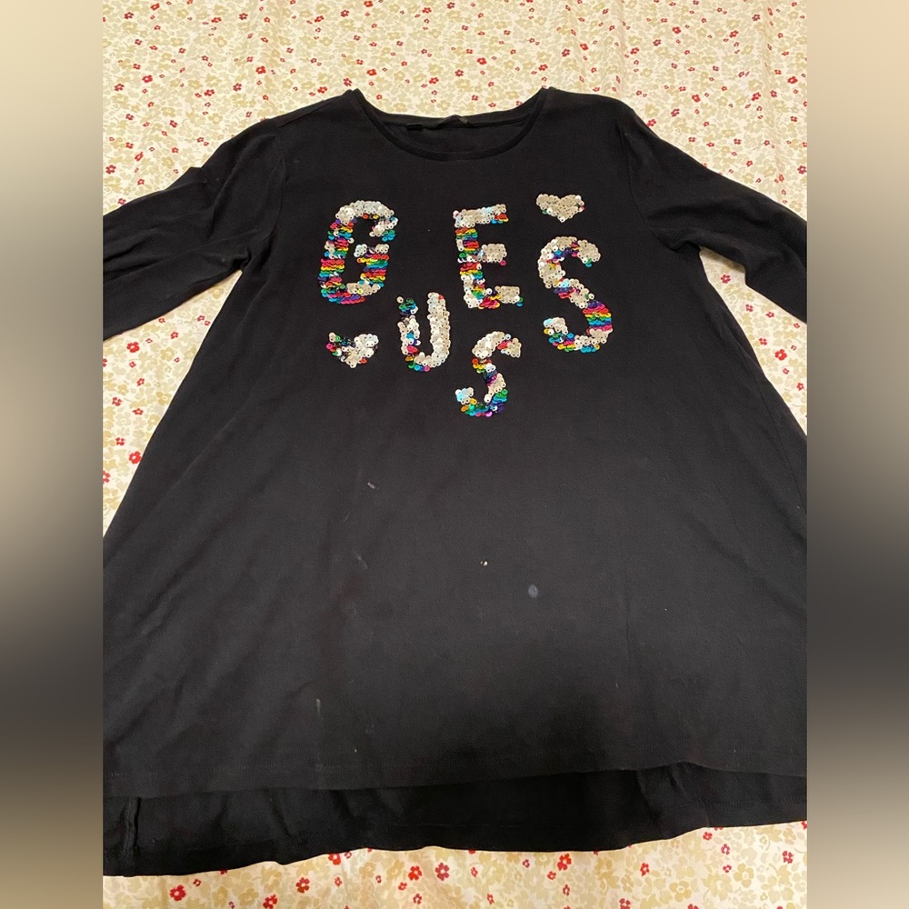 black children’s long sleeve GUESS